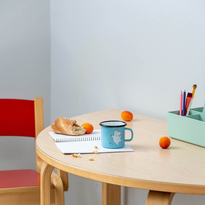 Muurla Mummikopp Emalje 25 cl Mummitrollet blå