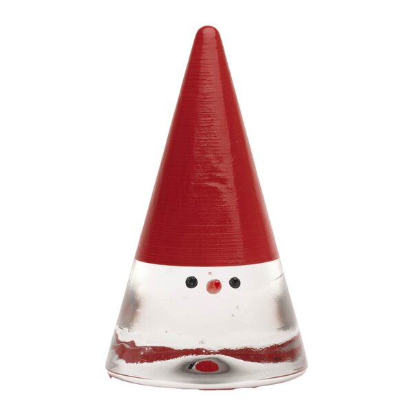 Kosta Boda Noel nisse 15 cm rød