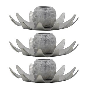 House Doctor Starry lysestake i jern 3 stk sølv