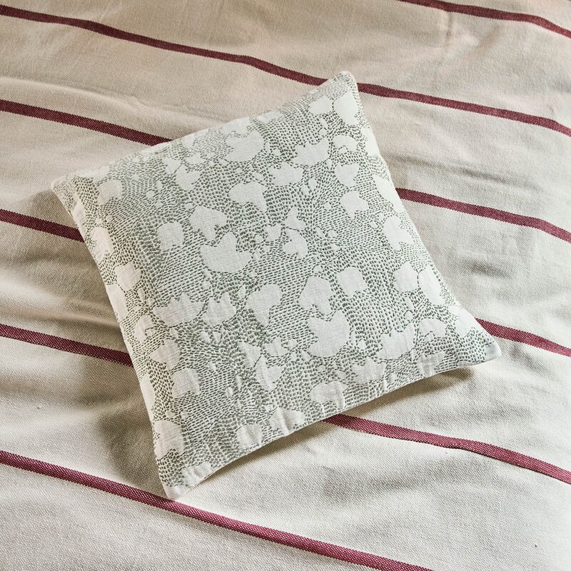 House Doctor Mori putetrekk 50x50 cm off-white/khaki