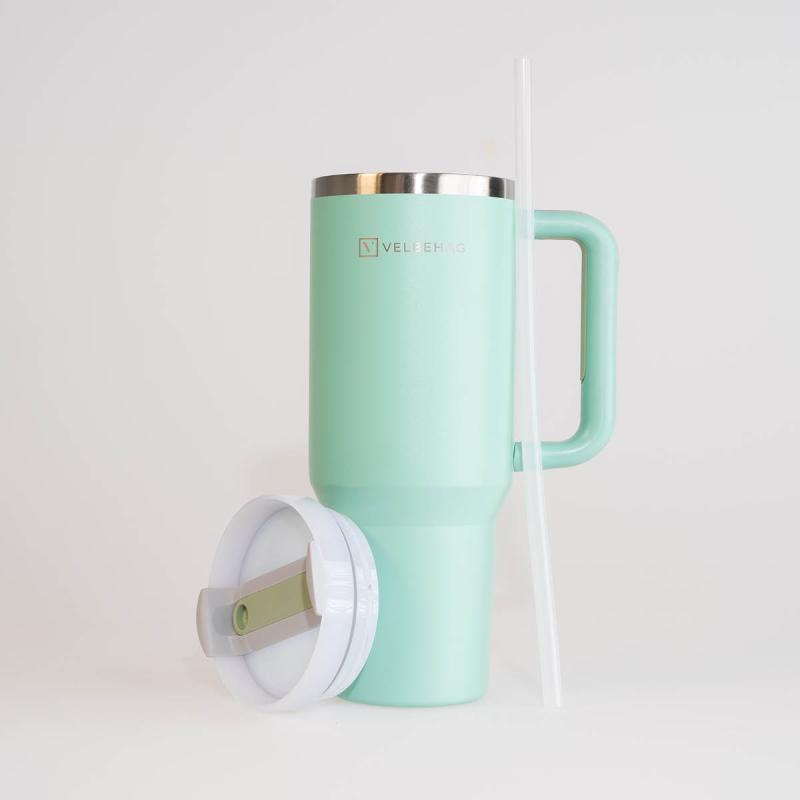 Velbehag The Tumbler med sugerør 1,2 L daydreaming lys grønn