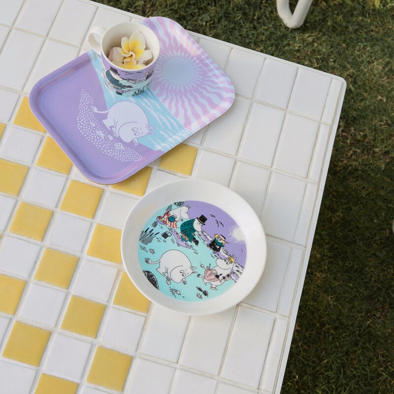 MoominArabia Mummi serveringsbrett 27x20 cm Stranddag