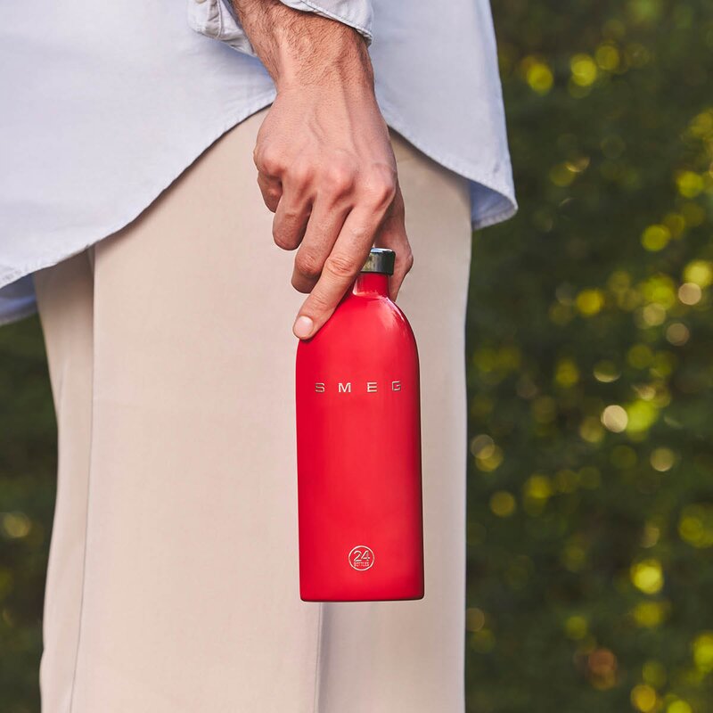 SMEG Termoflaske WBF01 0,5L rød