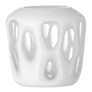 Bloomingville Lyslykt Rohan 9x9 cm hvit