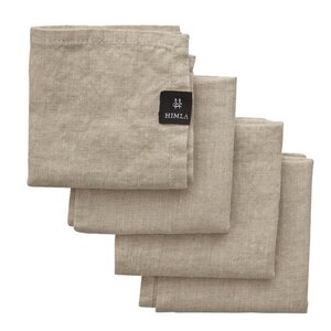 Himla Sunshine serviett 45x45 4 stk natural