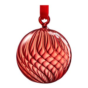 Muurla Glasskule 6 cm rød