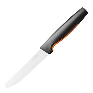 Fiskars Functional Form tomatkniv 26 cm svart/rustfritt stål