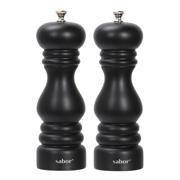 Sabor – Salt & pepper sett matt svart