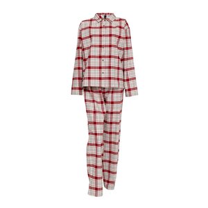 Høie Gabriel flanell pyjamas dame str L rød