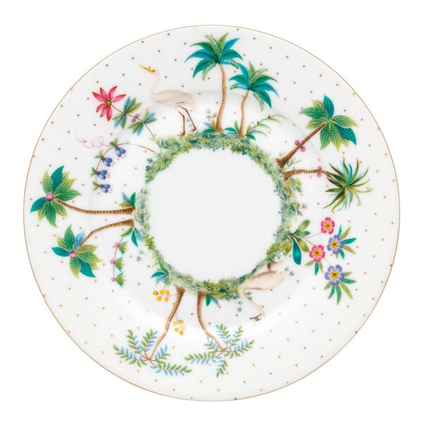 Pip Studio Jolie Dots tallerken 17 cm gull 