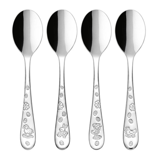 Villeroy & Boch Easter Delight eggeskjeer 13 cm 4-pakning påskemotiv stål