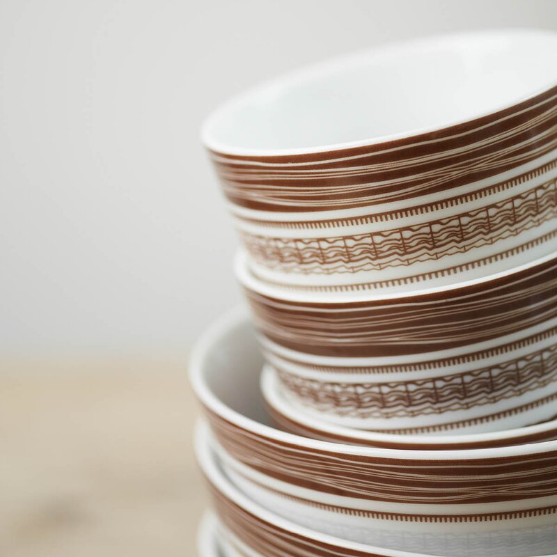 Wik & Walsøe Woodstokk serveringsbolle 17 cm