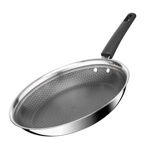 Tefal Emotion Plus Power SS Mesh stekepanne 24 cm honeycomb