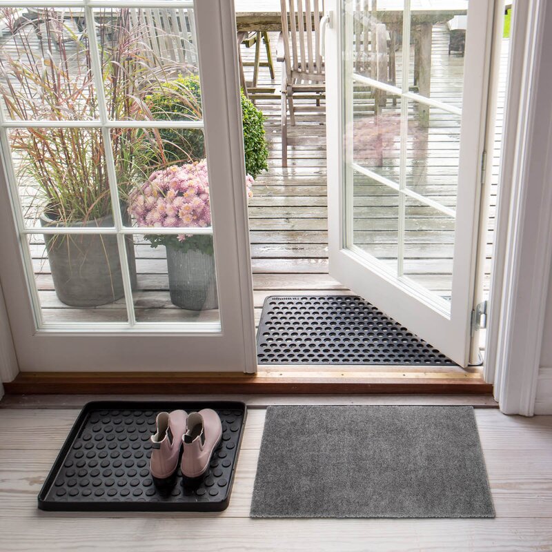 Tica Copenhagen Unicolor gulvmatte 40x60 cm steelgrey