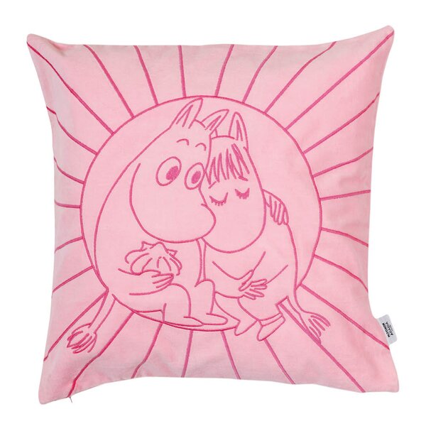 MoominArabia Mummi putetrekk 50x50 cm Kjærester rosa