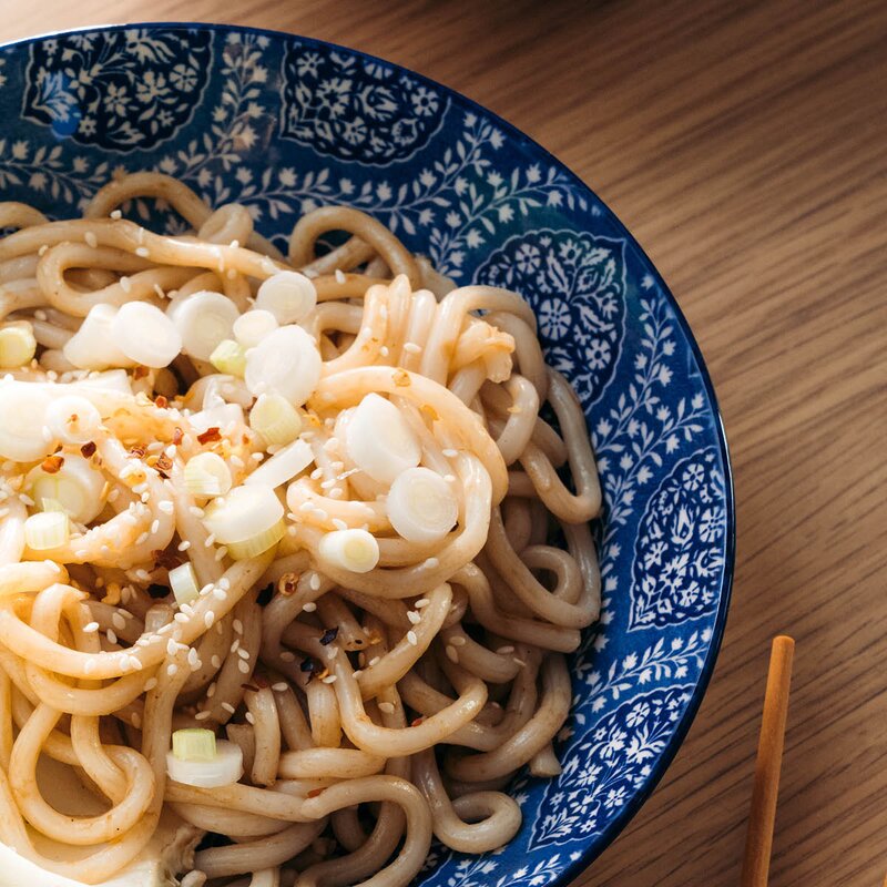 Stiernholm Sakura dyp tallerken 20 cm blå/hvit