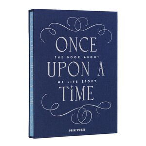 Printworks Once Upon a Time livshistoriebok blå