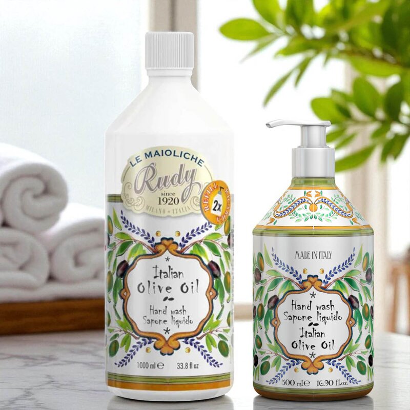 Rudy Profumi Maioliche refill håndsåpe 1L Italian olive oil