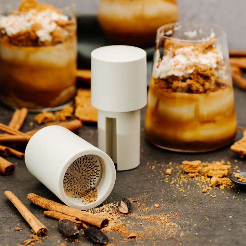 Microplane Spice Mill krydderkvern 12 cm cashmere beige