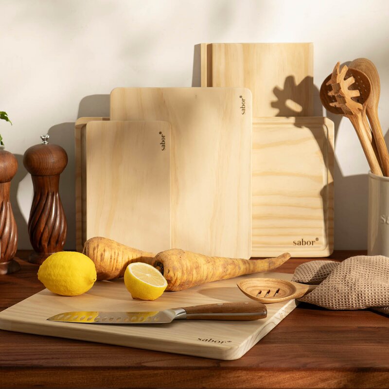 Sabor Trevig skjærefjøl 24,5x14,5 cm accoya