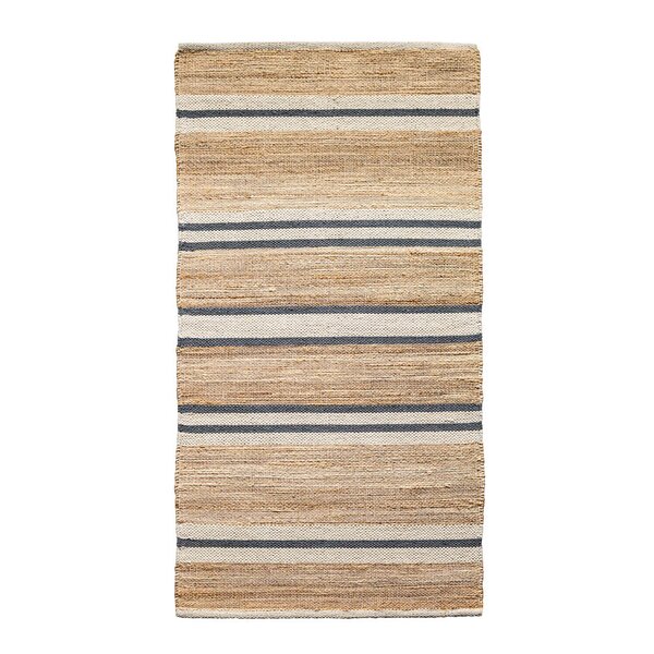 Lone Tepper Lyon jute gulvløper 70x230 cm natur blå