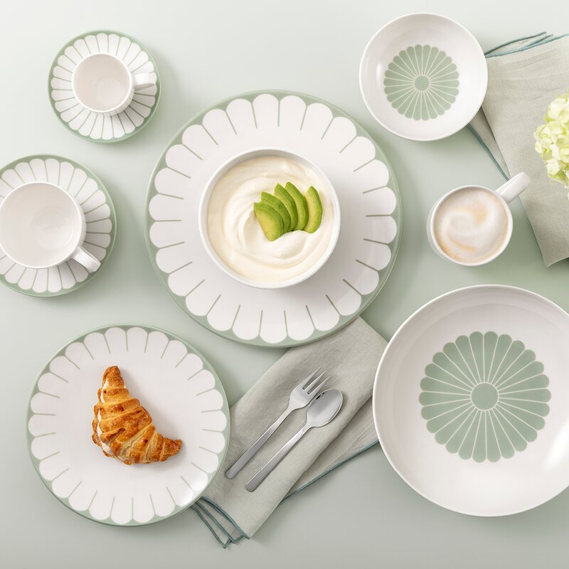 Villeroy & Boch Fleur vert pastaskål 24 cm 62 cl grønn