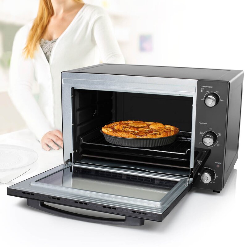 PRINCESS Frittstående varmluftsovn 112756 45L 1800W