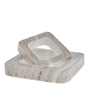 Lene Bjerre Elina gryteunderlag 15x15 cm mørk sand