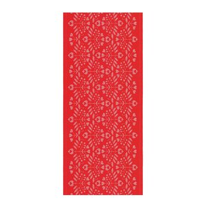 Ekelund Julhjärtan løper 35x80 cm rød