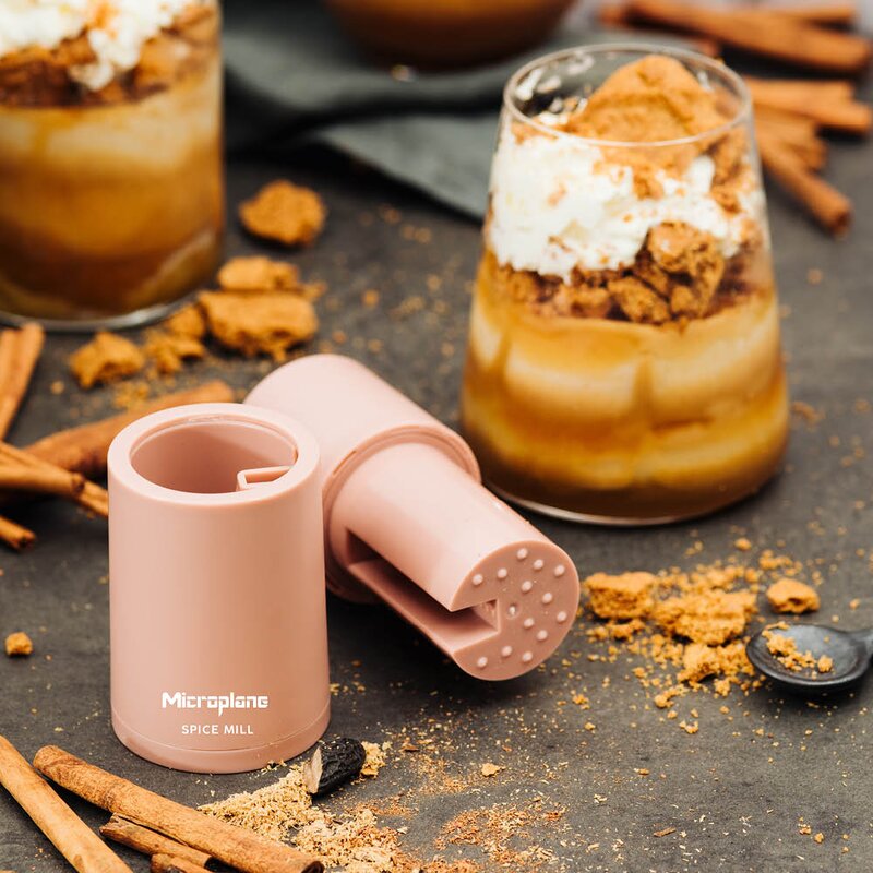 Microplane Spice Mill krydderkvern 12 cm dusty rose