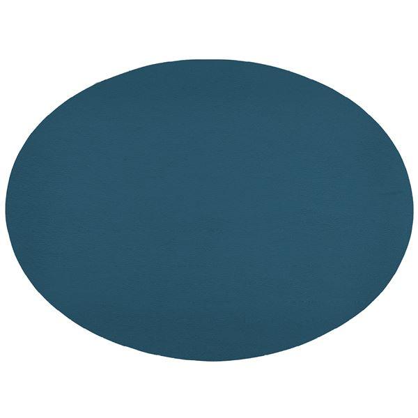 Ziczac Togo dekkebrikke oval 47 cm blå