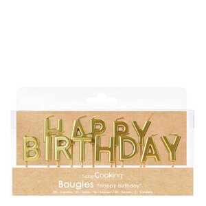 ScrapCooking Kakelys Happy Birthday gull