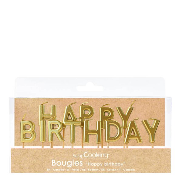 ScrapCooking Kakelys Happy Birthday gull