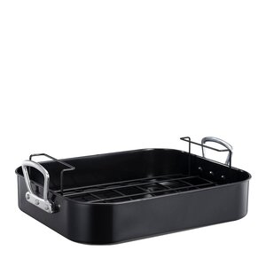 Modern House Kitchen Essentials ildfast form med håndtak 40x32x12 cm stål/svart
