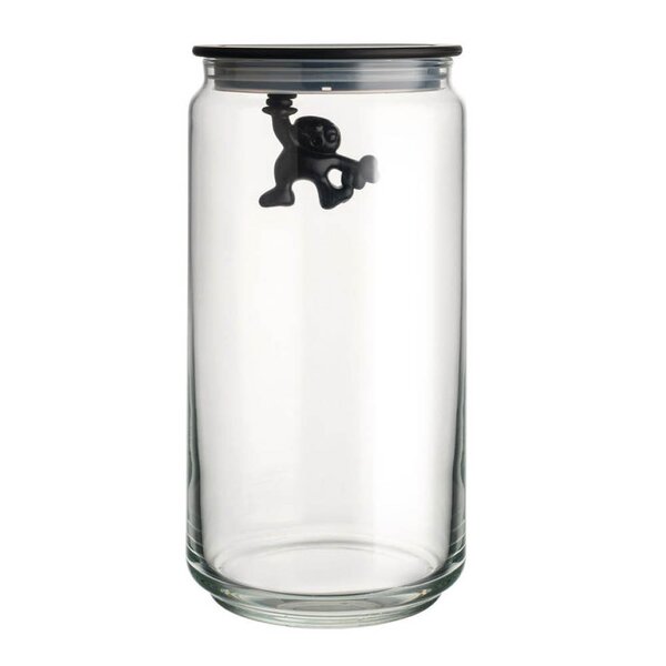 Alessi Gianni glasskrukke 1,4L svart