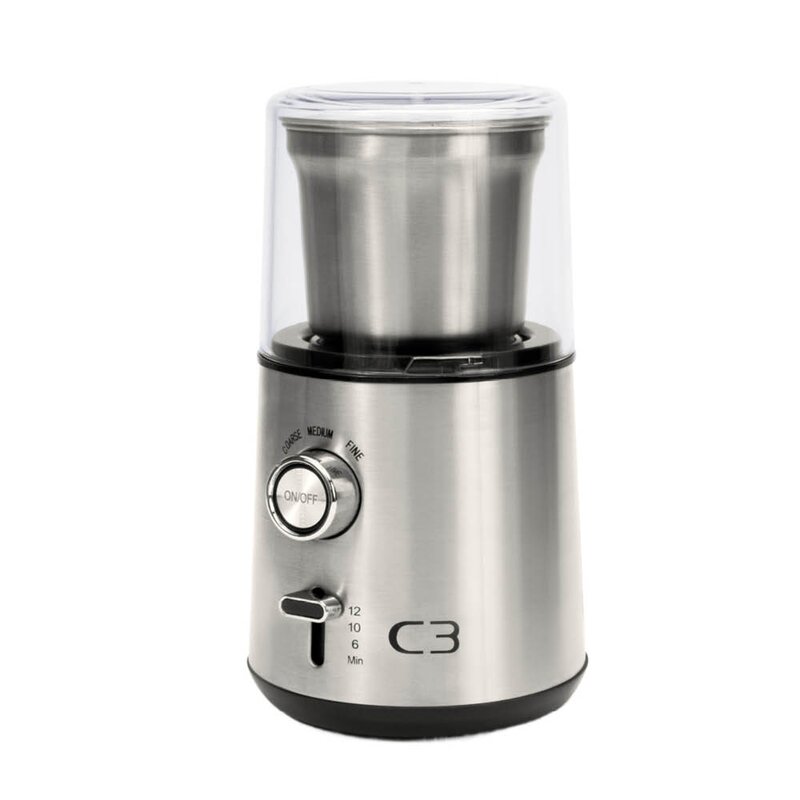 C3 Design kaffekvern CG700 85g 200W børstet stål
