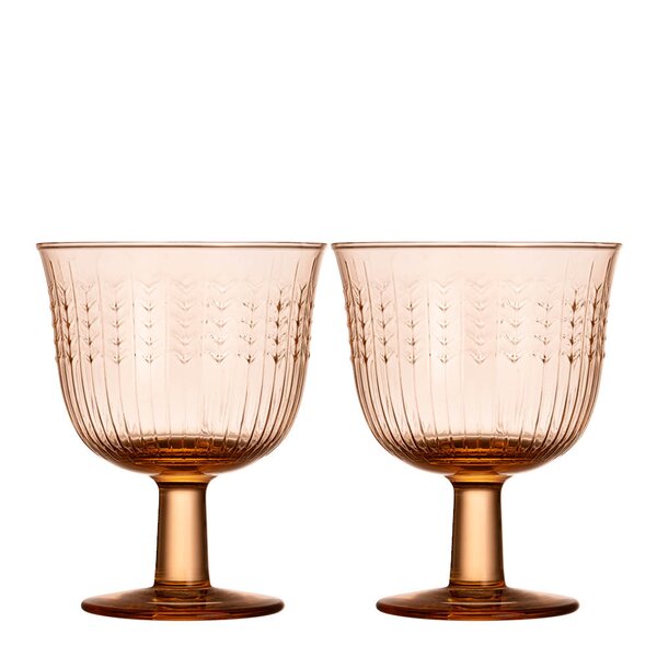 Rörstrand - Swedish Grace glass m/stett 25 cl 2 stk Jubilee