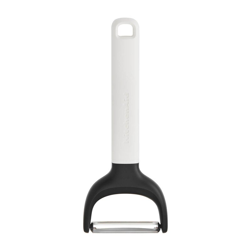 KitchenAid Classic skreller Y-formet 18 cm porcelain white