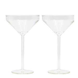 Brût Claude cocktailglass 13x21 cm 2 stk klar