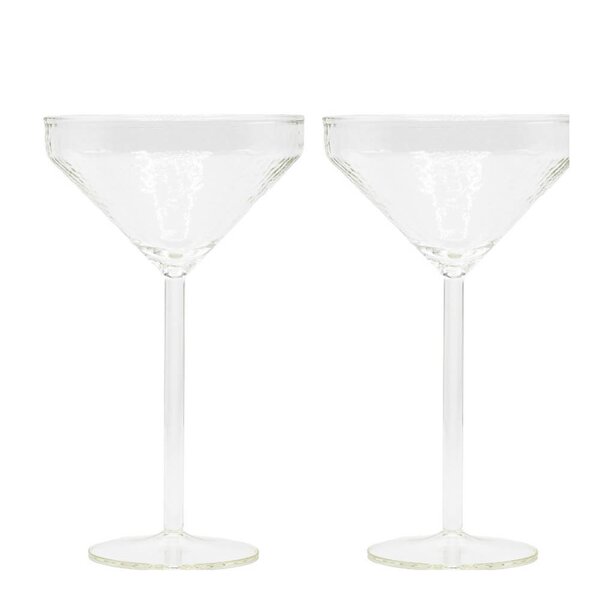 Brût Claude cocktailglass 13x21 cm 2 stk klar