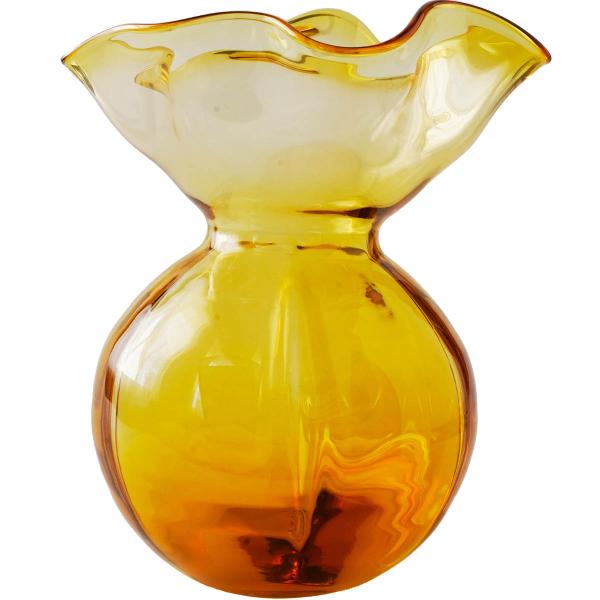 Magnor Boblen pride vase 23 cm gul