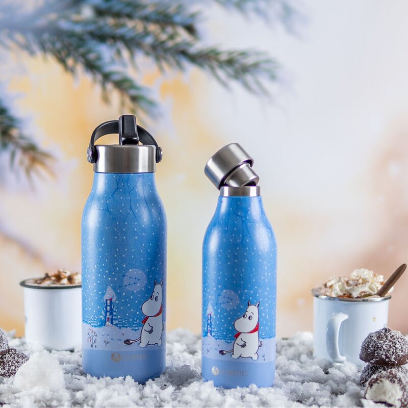 Les Artistes Bottle Up Mummi termoflaske 1L Moomin with red scarf