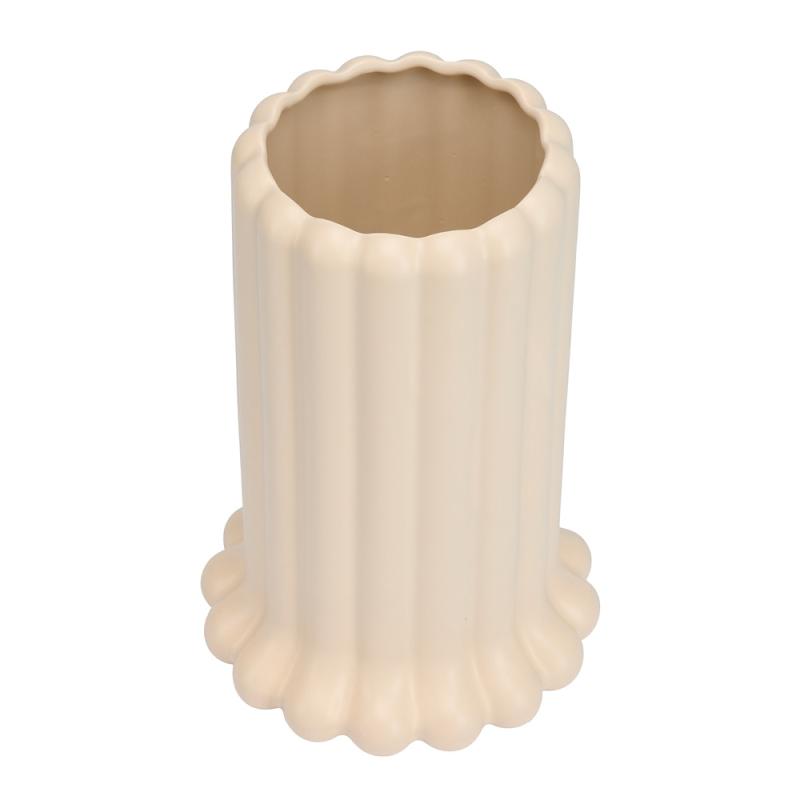 Design Letters Tubular vase 24 cm beige