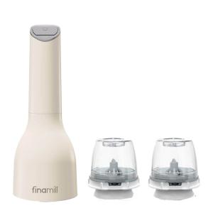 FinaMill Oppladbar krydderkvern m/2 finapod 23 cm soft cream
