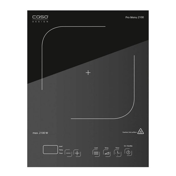 Caso Pro Menu 2100 induksjonsplate 36,8x27,9 cm svart