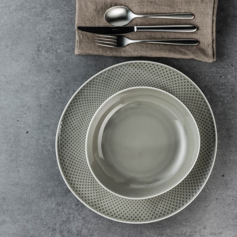 Rosenthal Junto tallerken 32 cm perlegrå