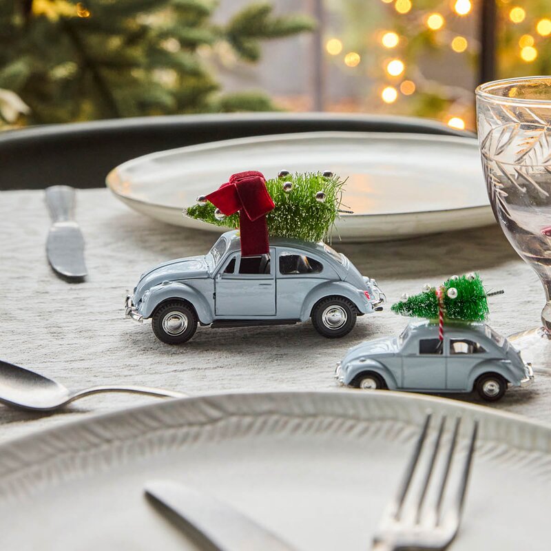 House Doctor Xmas car dekorasjon 12,5 cm lyseblå