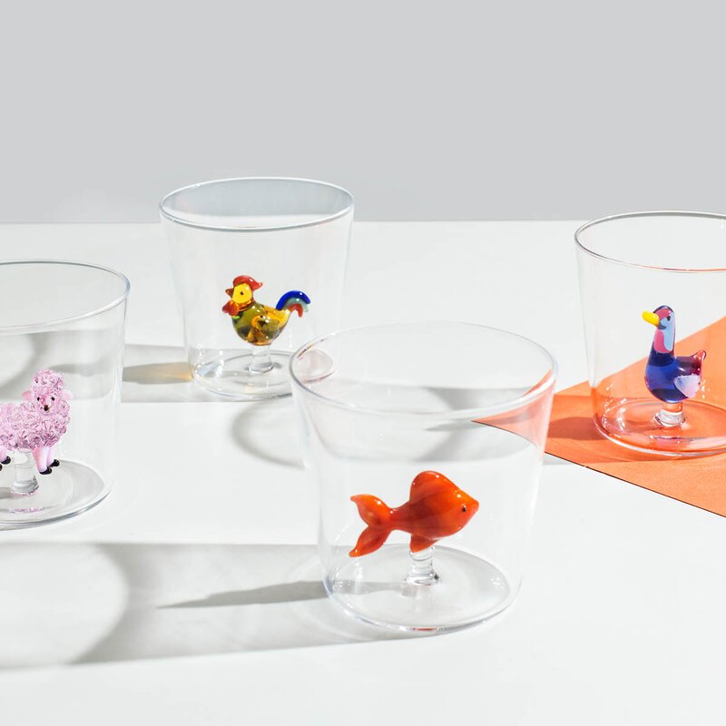 Ichendorf Milano Animal Farm vannglass 35 cl fisk