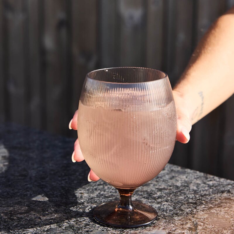 Sagaform Billi ølglass 50 cl 4 stk brun