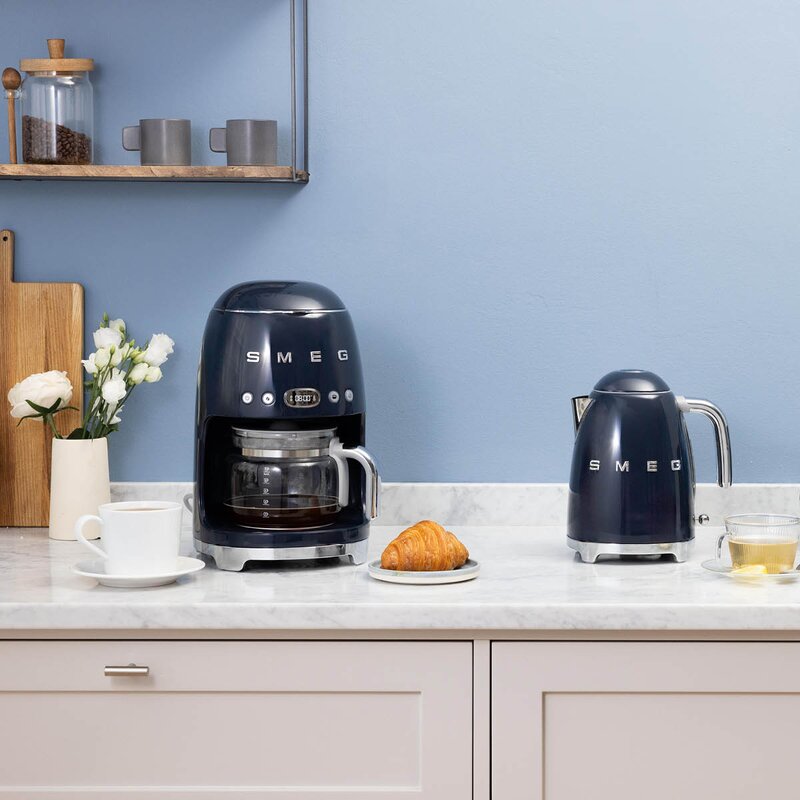 SMEG Kaffetrakter DCF02 1,4L navy blue